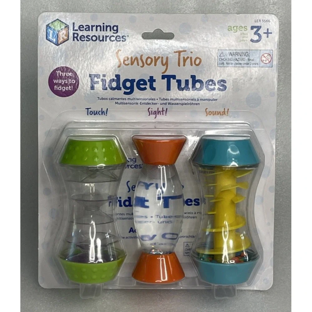 Learning Resources Sensory Trio Fidget‎ Tubes Fine Motor Skills Sensory Toys NEW